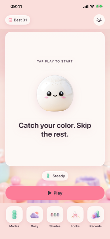 DripHue Parlor home screen